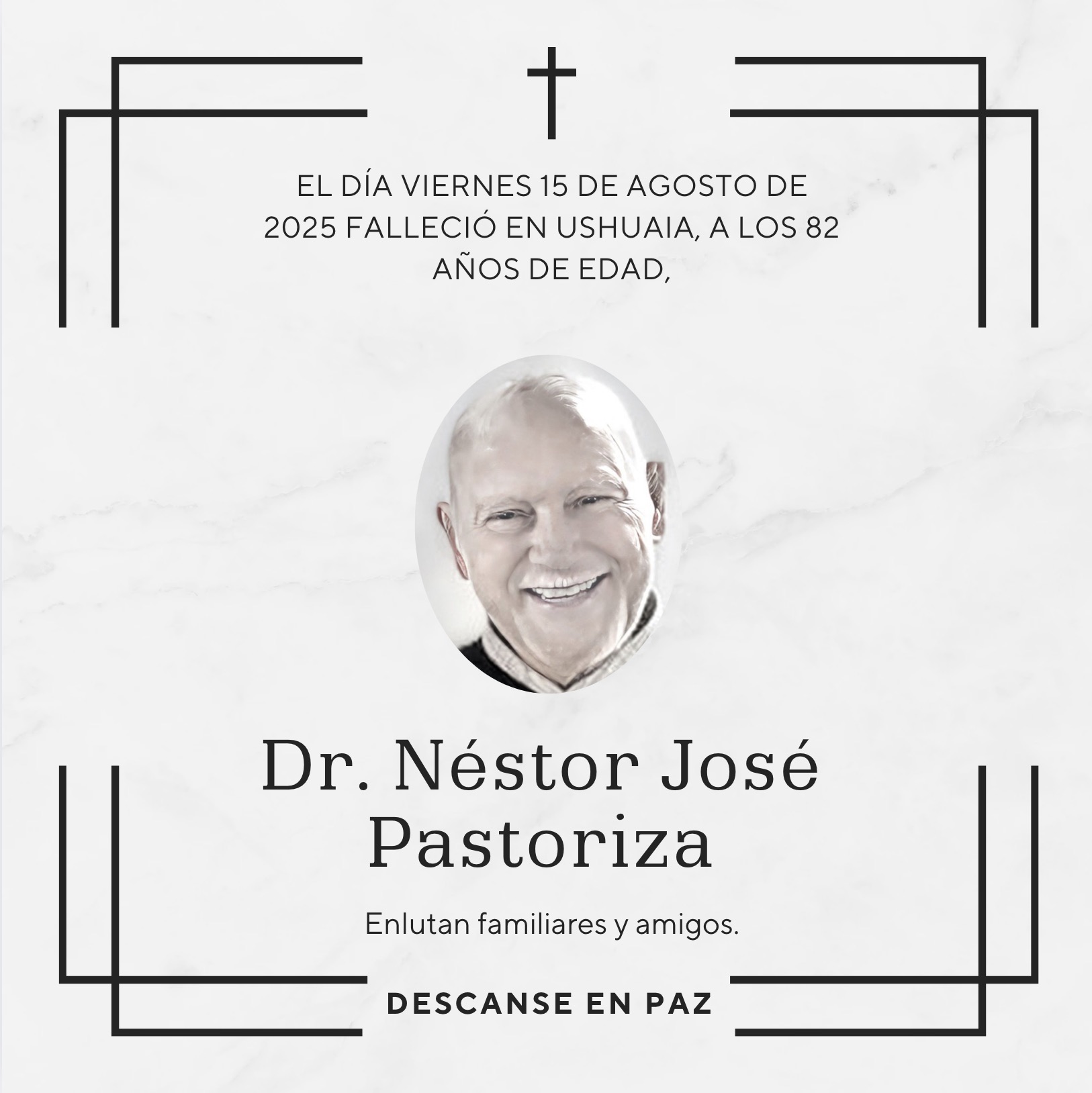 Fallecimiento | Néstor José Pastoriza